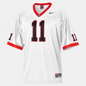 Aaron Murray UGA Jersey For Men #11 White College Football 204923-569