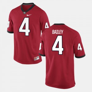 Red Alumni Football Game Champ Bailey UGA Jersey #4 Men 892536-711