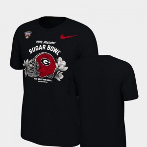 UGA T-Shirt Black Helmet 2019 Sugar Bowl Bound For Men's 291366-959