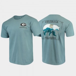 Comfort Colors UGA T-Shirt State Scenery Blue Men 941742-520